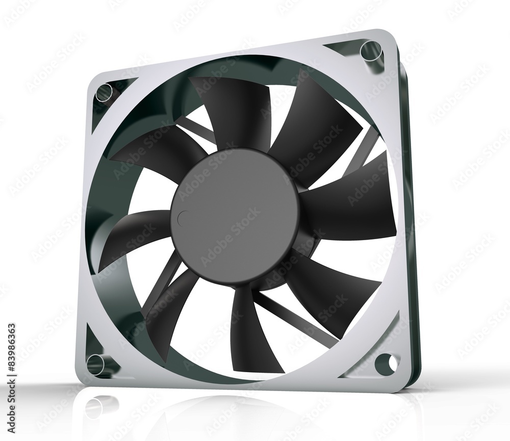 computer fan for cpu or power supply - isolated on white computer fan for cpu or power supply - isolated on white