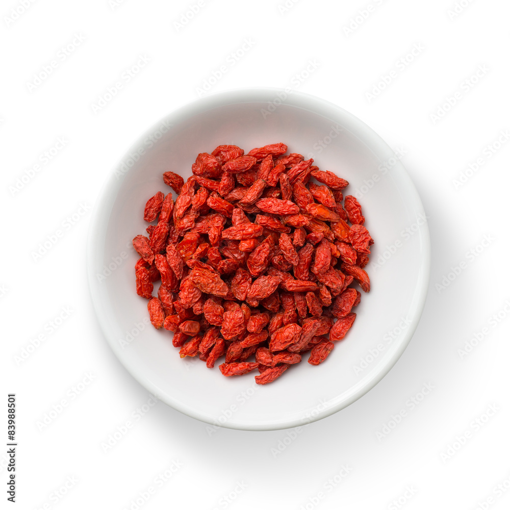 Goji berry isolated on white background Goji berry isolated on white background