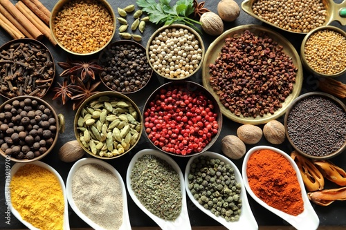 Aromatic spices. photo
