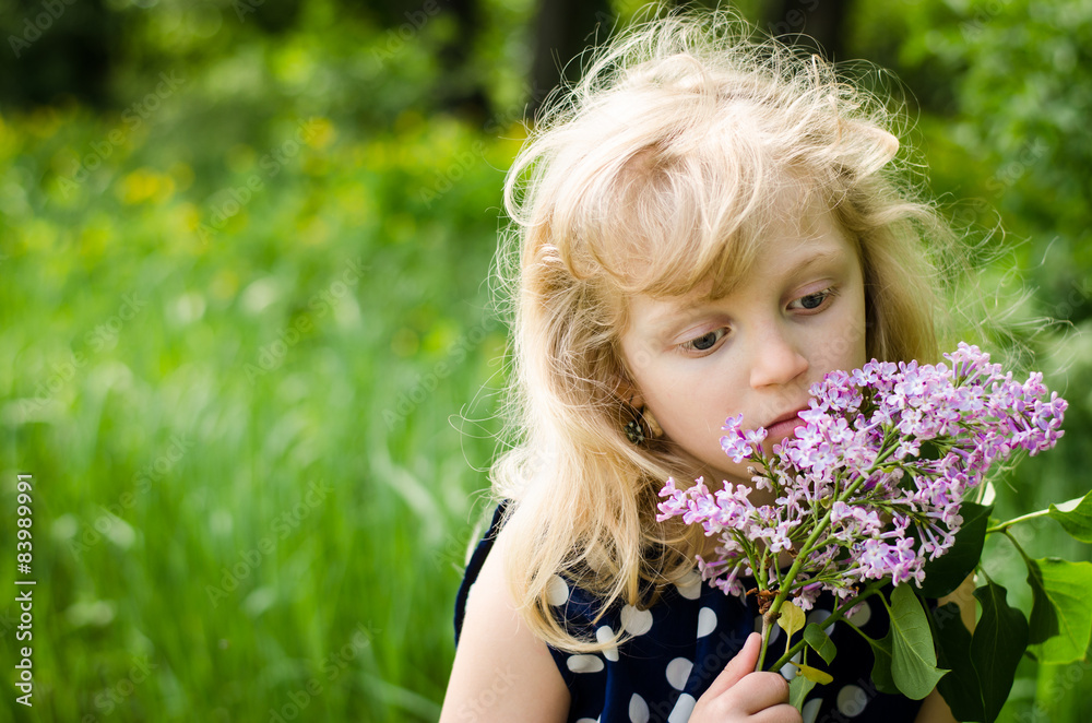beautiful girl with flowers beautiful girl with flowers