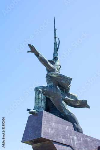 Monument to war in Sevastopol town