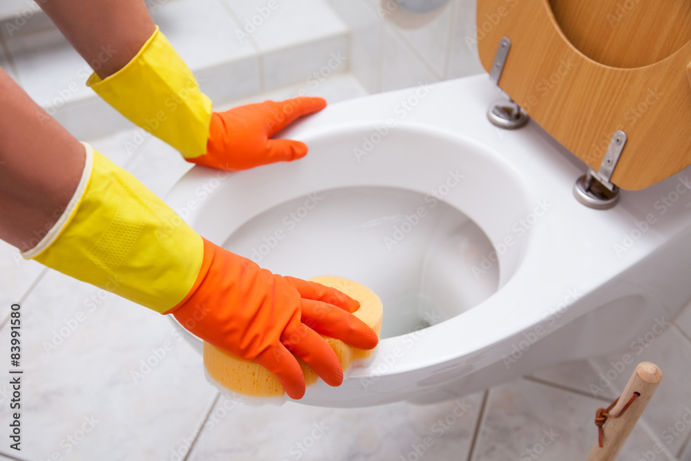 cleaning - WC reinigen, putzen cleaning - WC reinigen, putzen