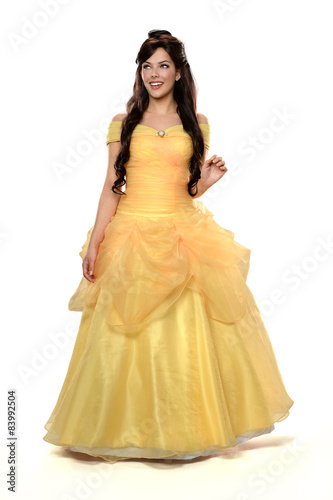 Beautiful Woman in Princess Costume
