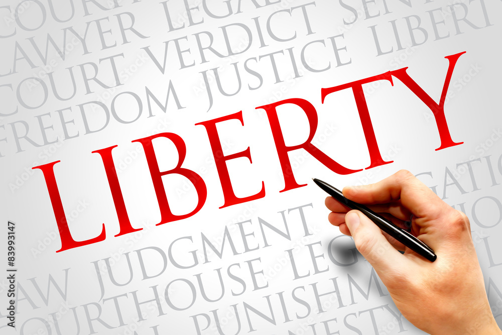 Liberty word cloud concept Liberty word cloud concept