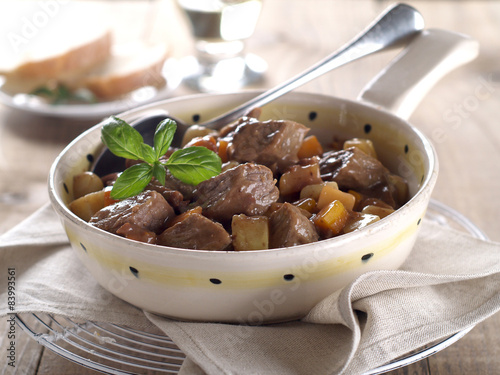 Beef and vegetables goulash