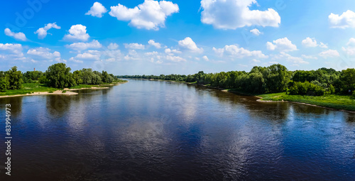 Elbe in Magdeburg Herrenkrug