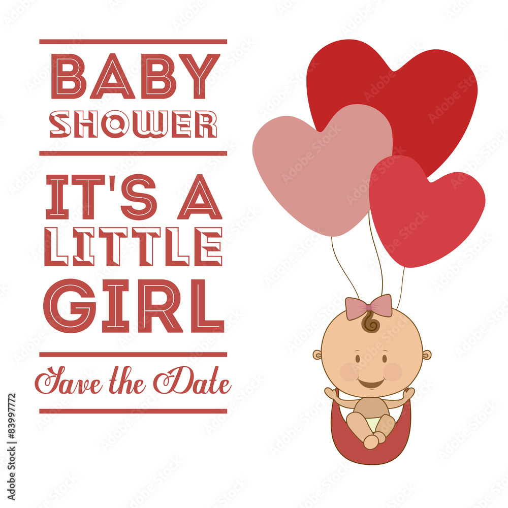 Obraz premium Baby Shower design