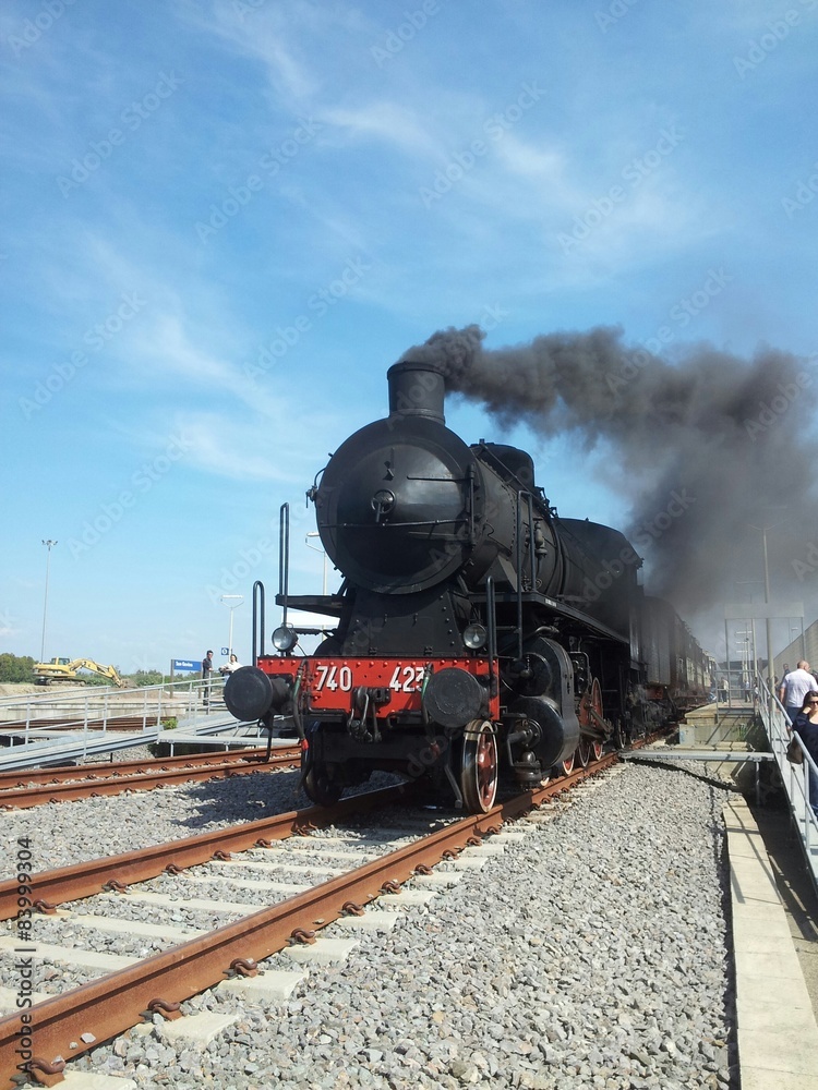 Fototapeta premium Pociąg parowy