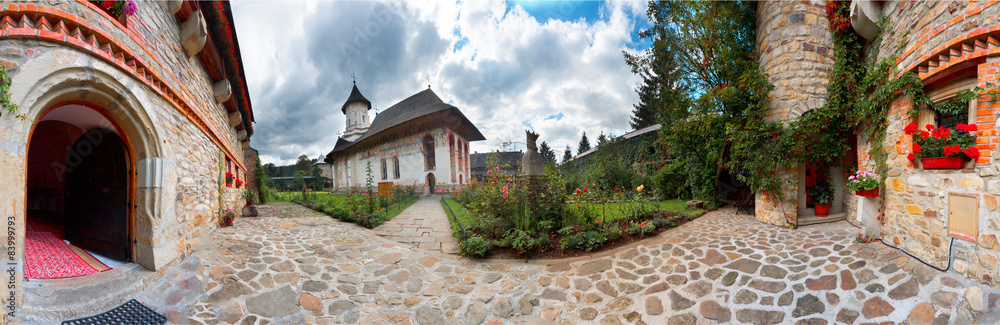 Monastery Museum at Moldovita monastery in Romania