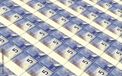 Canadian dollar bills stacks background.