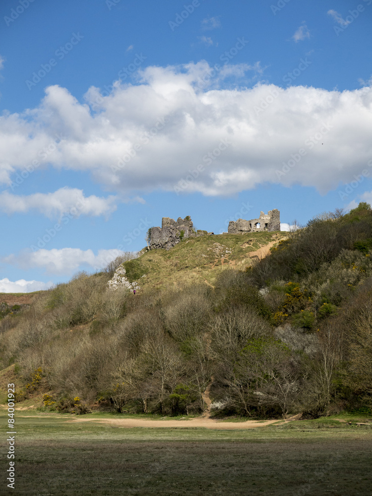 Pennard Castle on the Gower Peninsular