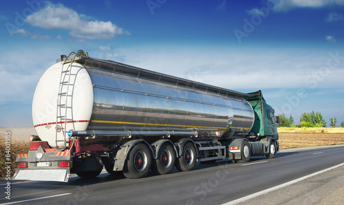 Big fuel gas tanker photo