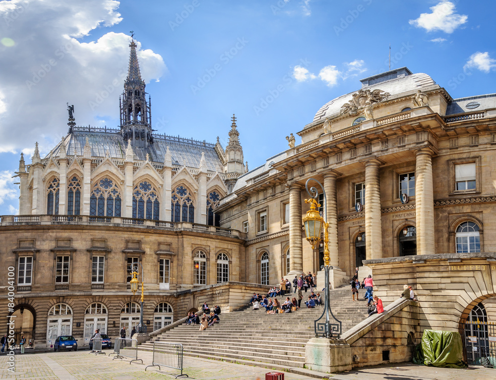 Naklejka premium Palais de Justice de Paris