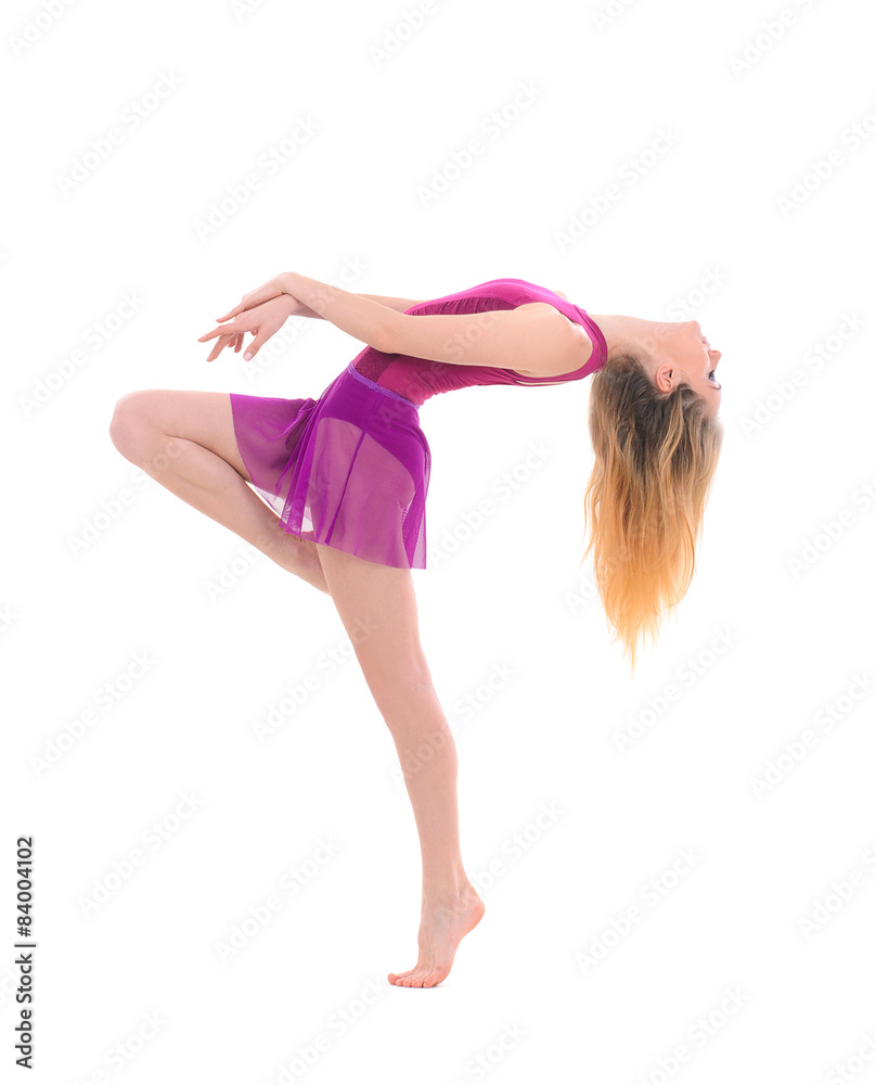 young attractive flexible female dancer young attractive flexible female dancer