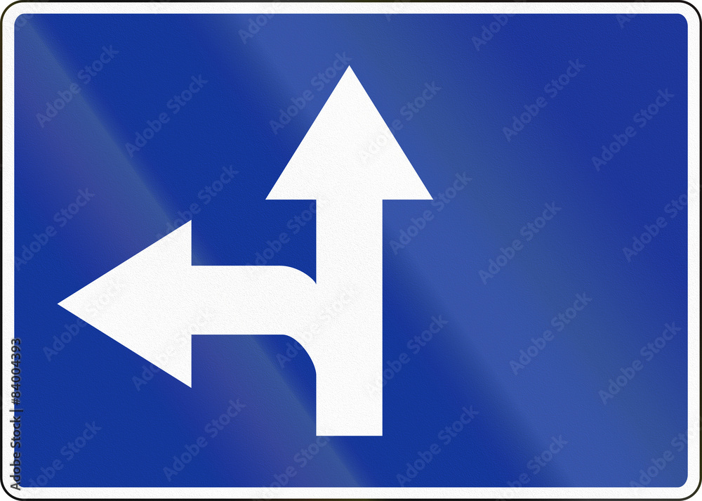 Lane Preselection Sign In Poland Lane Preselection Sign In Poland