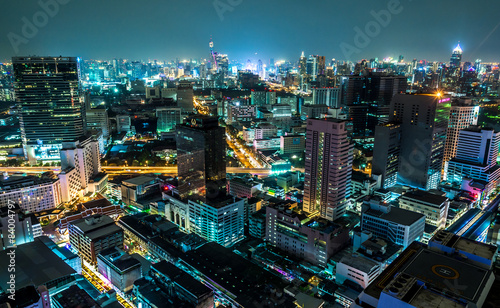 Fototapeta Naklejka Na Ścianę i Meble -  Bangkok nightscape