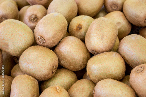 fresh kiwi   Display with lots of fresh kiwi fruit