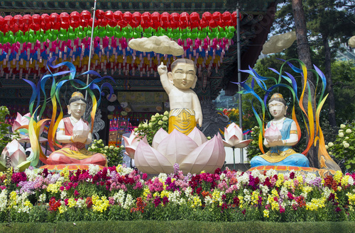 Jogyesa Temple and Shrine in Seoul, South Korea photo