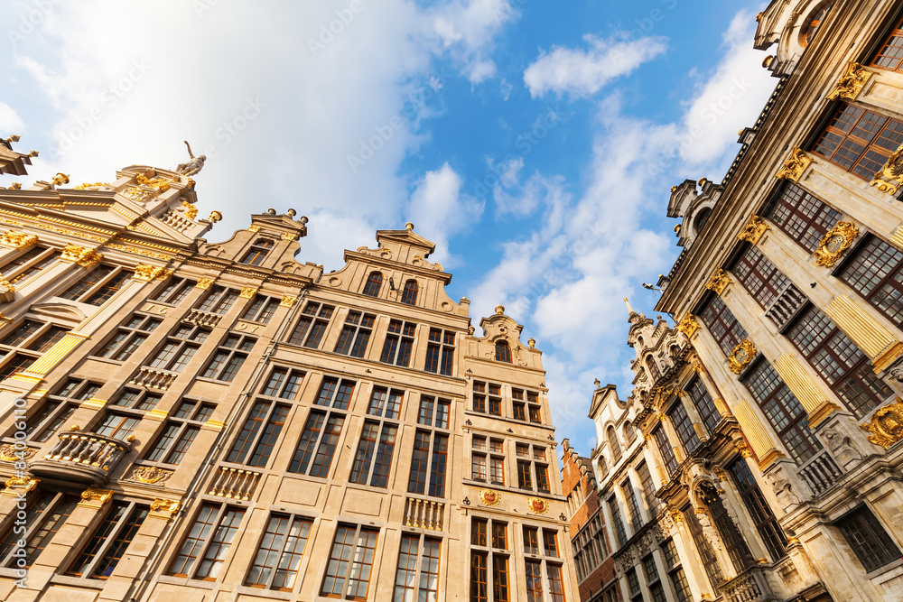 alte Gildehäuser am Großen Platz in Brüssel, Belgien