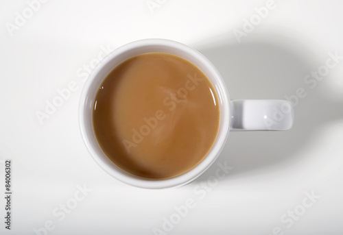 Photos Plain white mug of strong tea