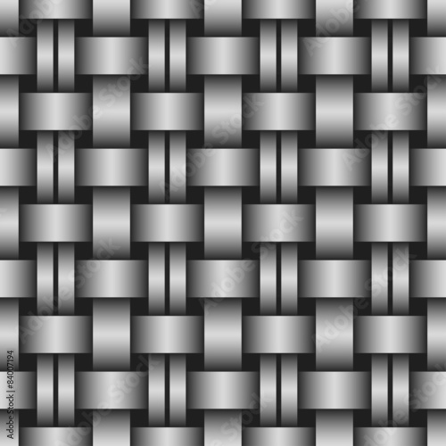 Interlacing seamless pattern. Editable vector Eps 10