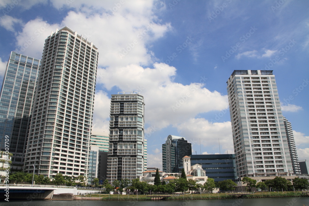 横浜みなとみらい21の高層マンション群 横浜みなとみらい21の高層マンション群