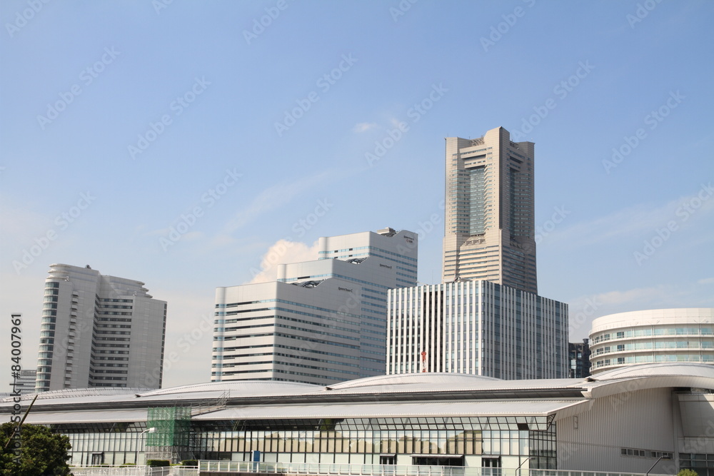 Fototapeta premium 臨港パークから見た横浜みなとみらい21