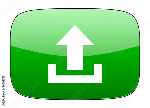 upload green icon