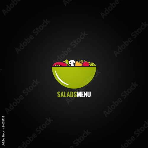 vegetables design salad background