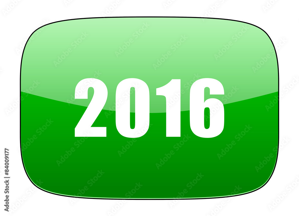 new year 2016 green icon new years symbol new year 2016 green icon new years symbol