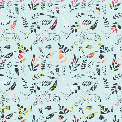 Seamless floral pattern.