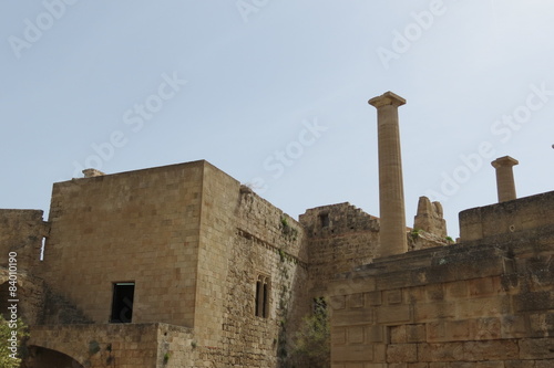 Grèce - Rhodes - Lindos - Acropole et ancienne forteresse
