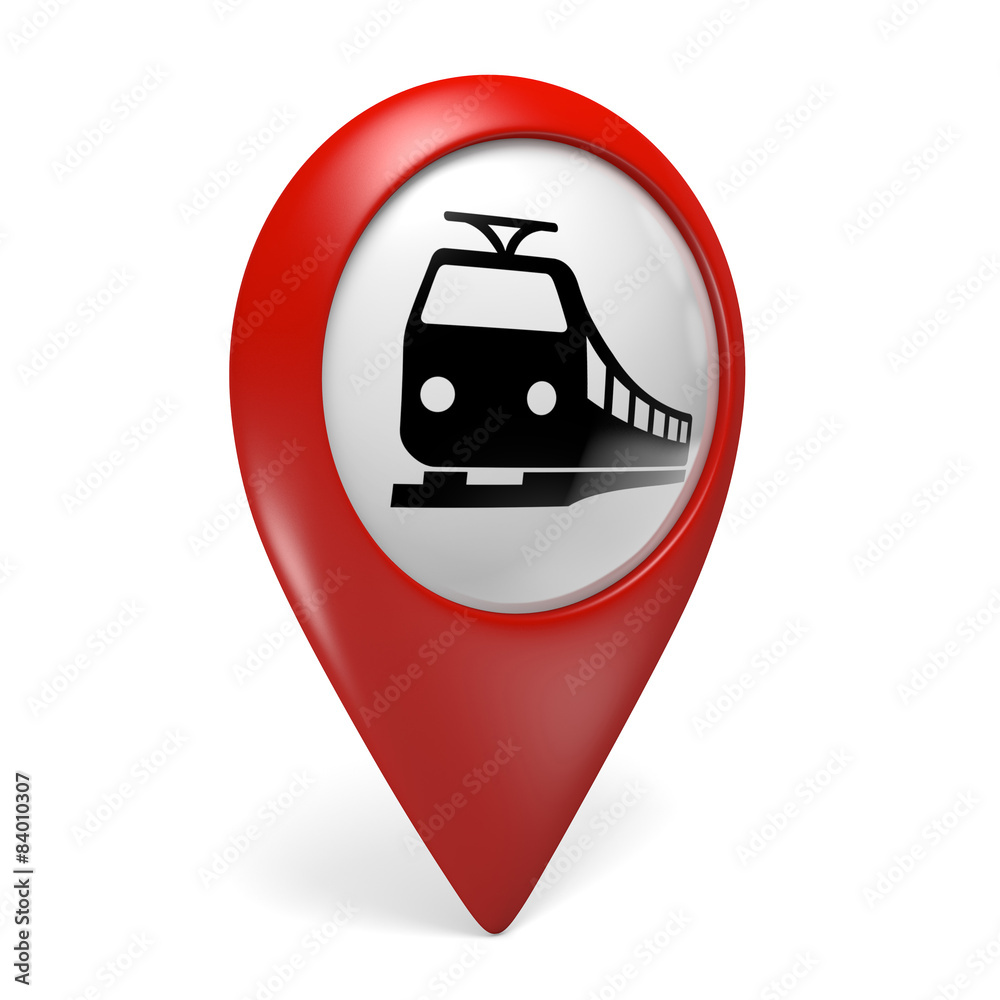 Train Icon 3d