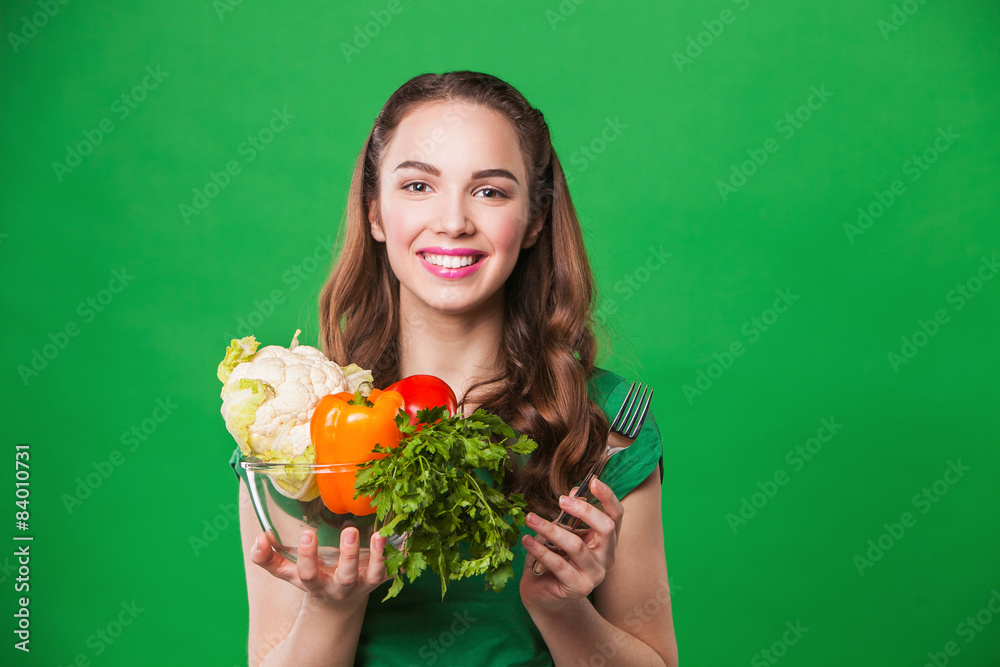 beautiful woman holding a grocery bag full of fresh and healthy beautiful woman holding a grocery bag full of fresh and healthy