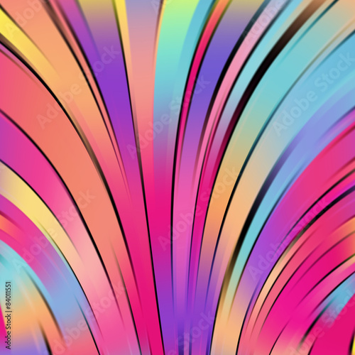 Colorful smooth light lines background