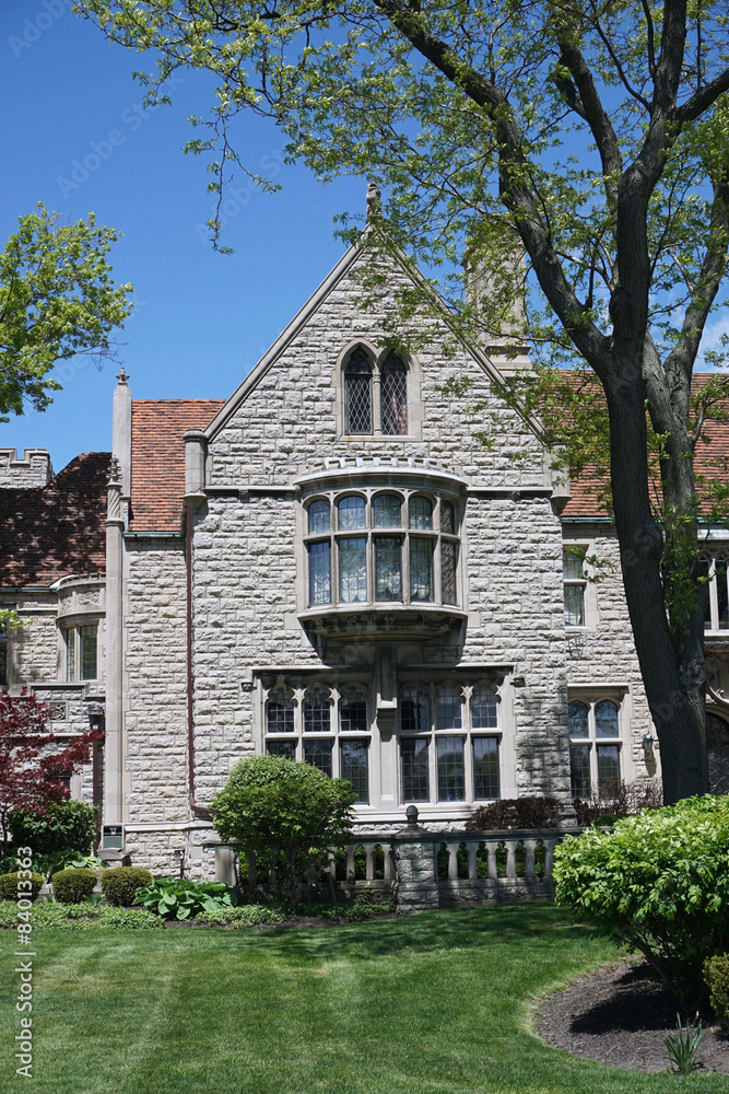gothic style stone building