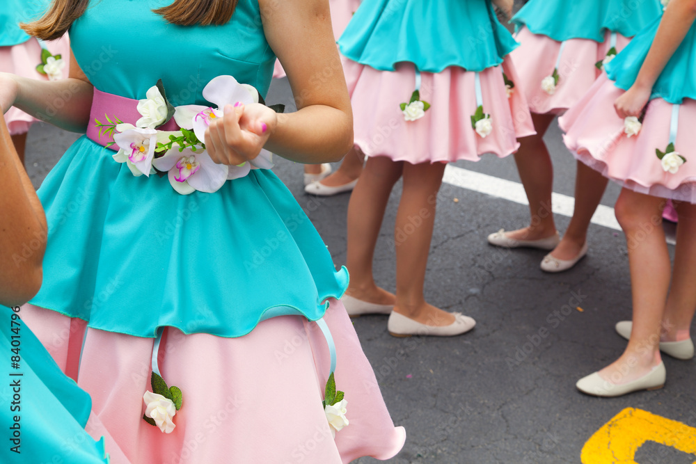 Obraz premium Flower festival in Madeira