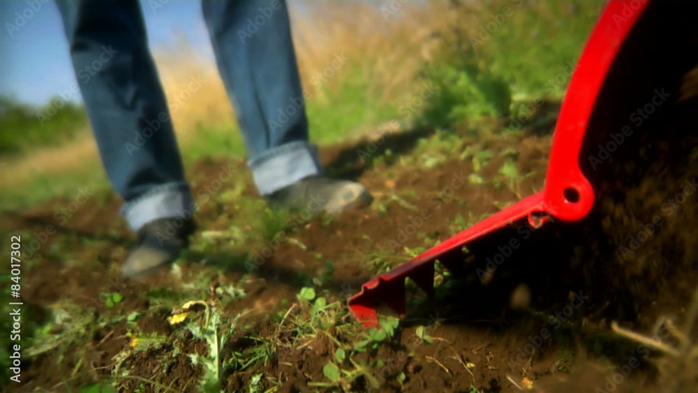 A farmer plows his field. A farmer plows his field.