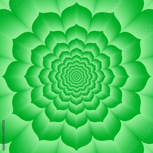 Tantric anahata heart  chakra, green lotos - empathy