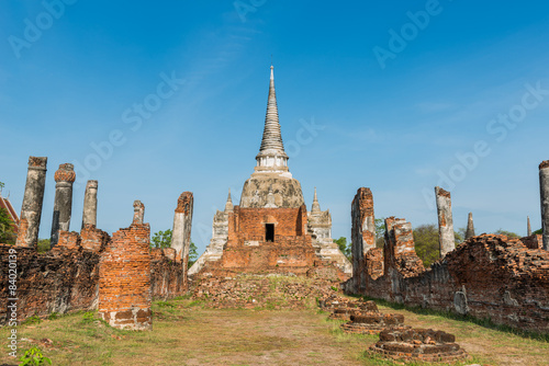 Wat Phra si sanphet at Ayutthaya  Thailand