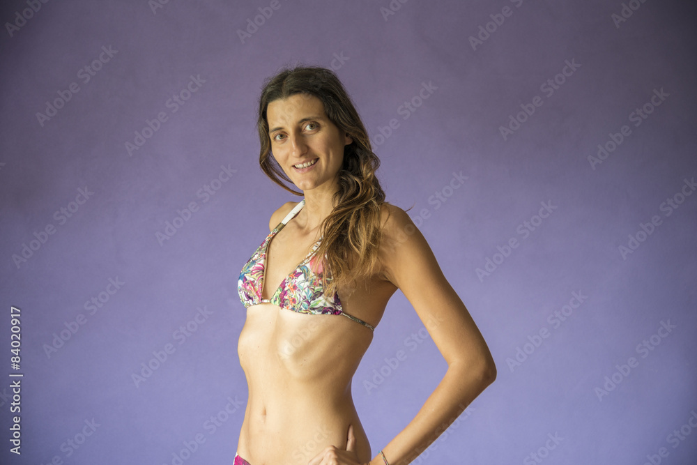 Fototapeta premium sexy woman with bikini