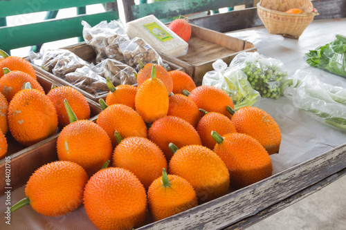 Sweet gourd in the market photo