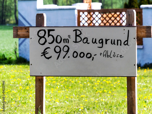 Baugrund zu verkaufen