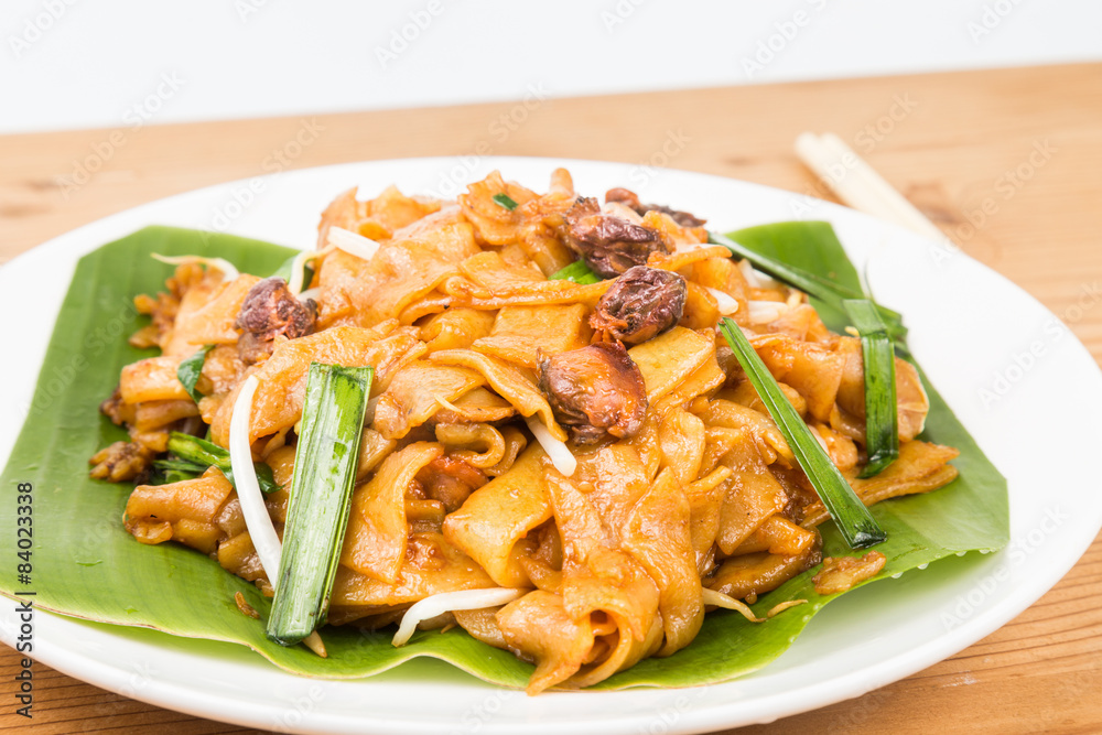 No frills simple Chinese Char Kway Teow or Fried Noodle No frills simple Chinese Char Kway Teow or Fried Noodle