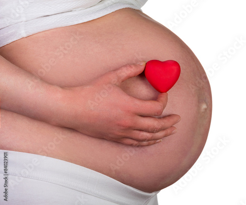 Wallpaper Mural Belly of pregnant woman Torontodigital.ca