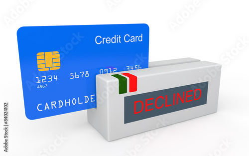 3d credit card declined
