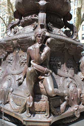 New York City    Bronze in font of Public Library