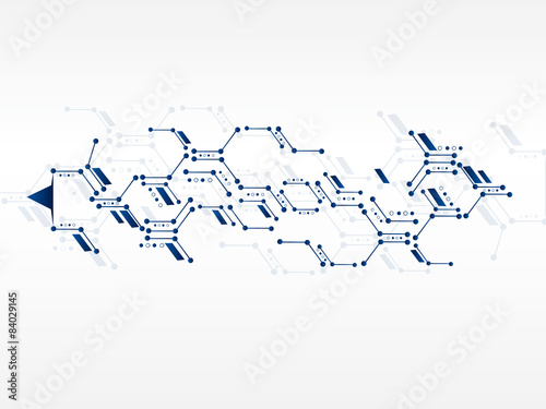 Vector design technology, Network background.