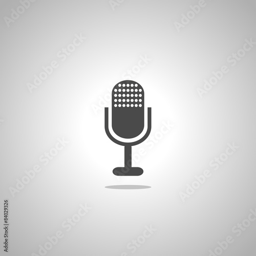 Obraz na płótnie microphone icon w salonie
