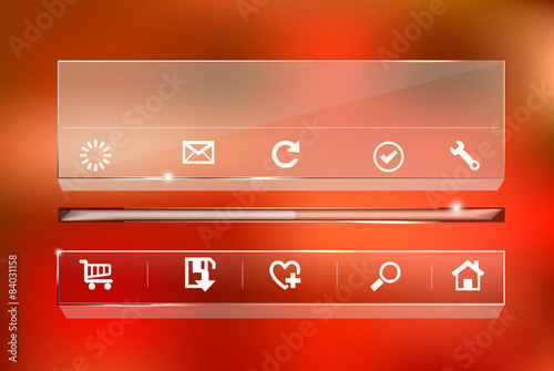 Transparent web banner